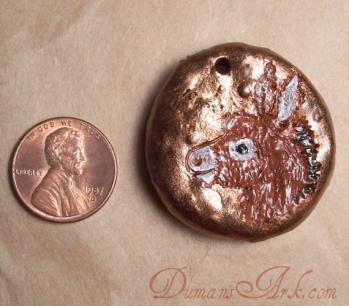 Donkey foal charm view 3