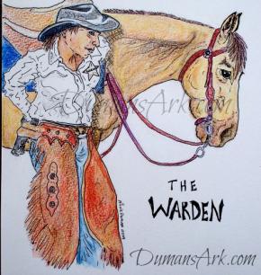 "The Warden" watercolor sketch