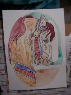 Carousel Horse Work in Progress 4